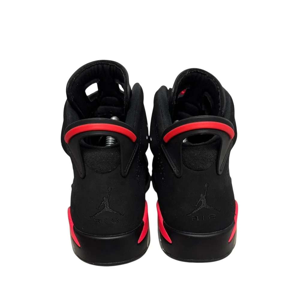 Nike Air Jordan 6 Retro Infrared 2019 Black Red Basketball Shoes 384664-060 Mens